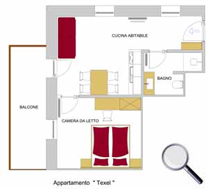 Disposizione - Appartamento Texel - Maso Tumlhof